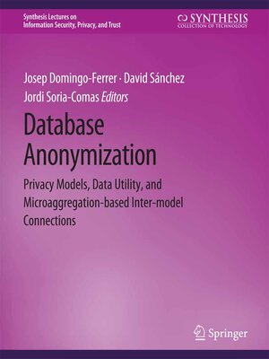 cover image of Database Anonymization